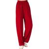 Men Super Soft Harem Pants Modal Yoga Pants Elastic Pilates Pants Sport Pants (XXXL, Wine Red) view 1