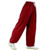 Men Super Soft Harem Pants Modal Yoga Pants Elastic Pilates Pants Sport Pants (XXXL, Wine Red) view 4