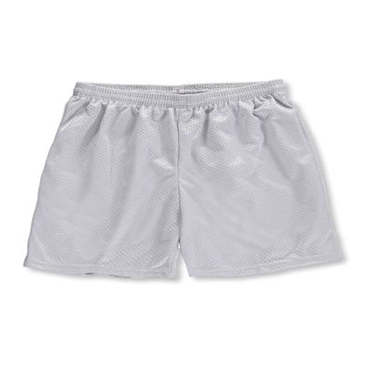 A4 Adults' Athletic Unisex Shorts - Silver, m