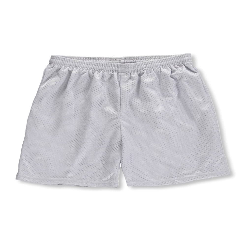 A4 Adults' Athletic Unisex Shorts - Silver, m