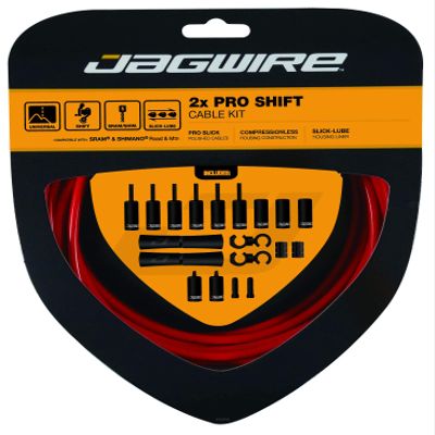 Jagwire PCK504 Cable and Sheath Kit Unisex Adult, Red