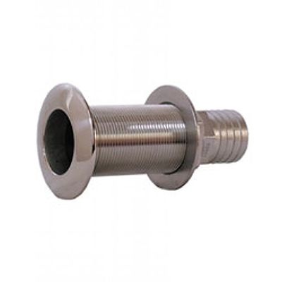 Whitecap Thru-Hull Fitting 1-1/2" Hose Barb 4-3/8" Long
