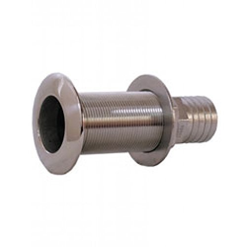 Whitecap Thru-Hull Fitting 1-1/2" Hose Barb 4-3/8" Long