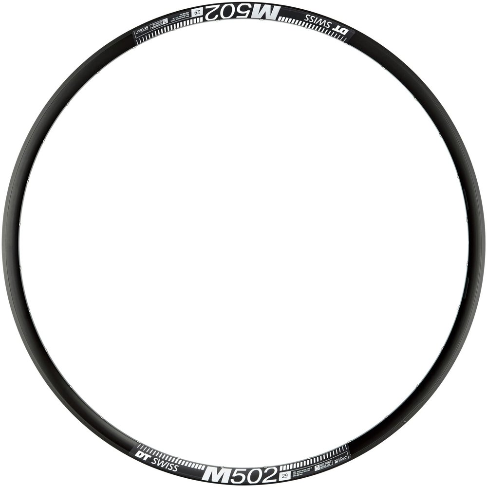 DT Swiss M 502 Sleeve-Joined disc-Specific 28 Hole Presta-drilled Black - 29
