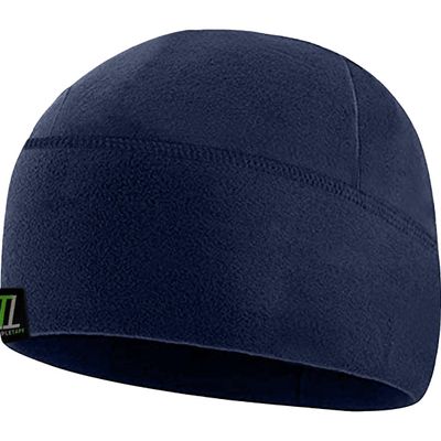 Temple Tape Tactical Fleece Watch Cap Beanie  Skull Cap Fleece Hat - Navy - XL (for Larger Heads)