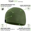 Temple Tape Tactical Fleece Watch Cap Beanie  Skull Cap Fleece Hat - OD Green - XL (for Larger Heads) view 3