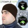 Temple Tape Tactical Fleece Watch Cap Beanie  Skull Cap Fleece Hat - Deep Brown - XL (for Larger Heads) view 4