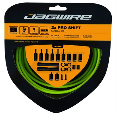 CAMBIO CTRA/MTB (SR/SH) Green ORGANICO JAGWIRE KIT
