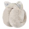 Surblue Foldable Cat Ear Earmuffs Winter Warm Outdoor Ear Covers Headband Fur Earwarmer (Khaki) view 3