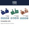 BBB Cycling BBS-371S DiscStop HP Sintered High Performance Bike Disc Brake Pad for Magura MT5 and MT5e, 2 Pairs view 2