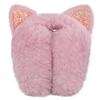 Surblue Foldable Cat Ear Earmuffs - Winter Warm Outdoor Covers Headband Fur Warmer, Cameo Brown view 2