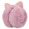 Surblue Foldable Cat Ear Earmuffs - Winter Warm Outdoor Covers Headband Fur Warmer, Cameo Brown view 3