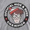 Where's Waldo Champion Unisex Youth Pull-Over Hoodie for Boys and Girls Athletic Heather view 2
