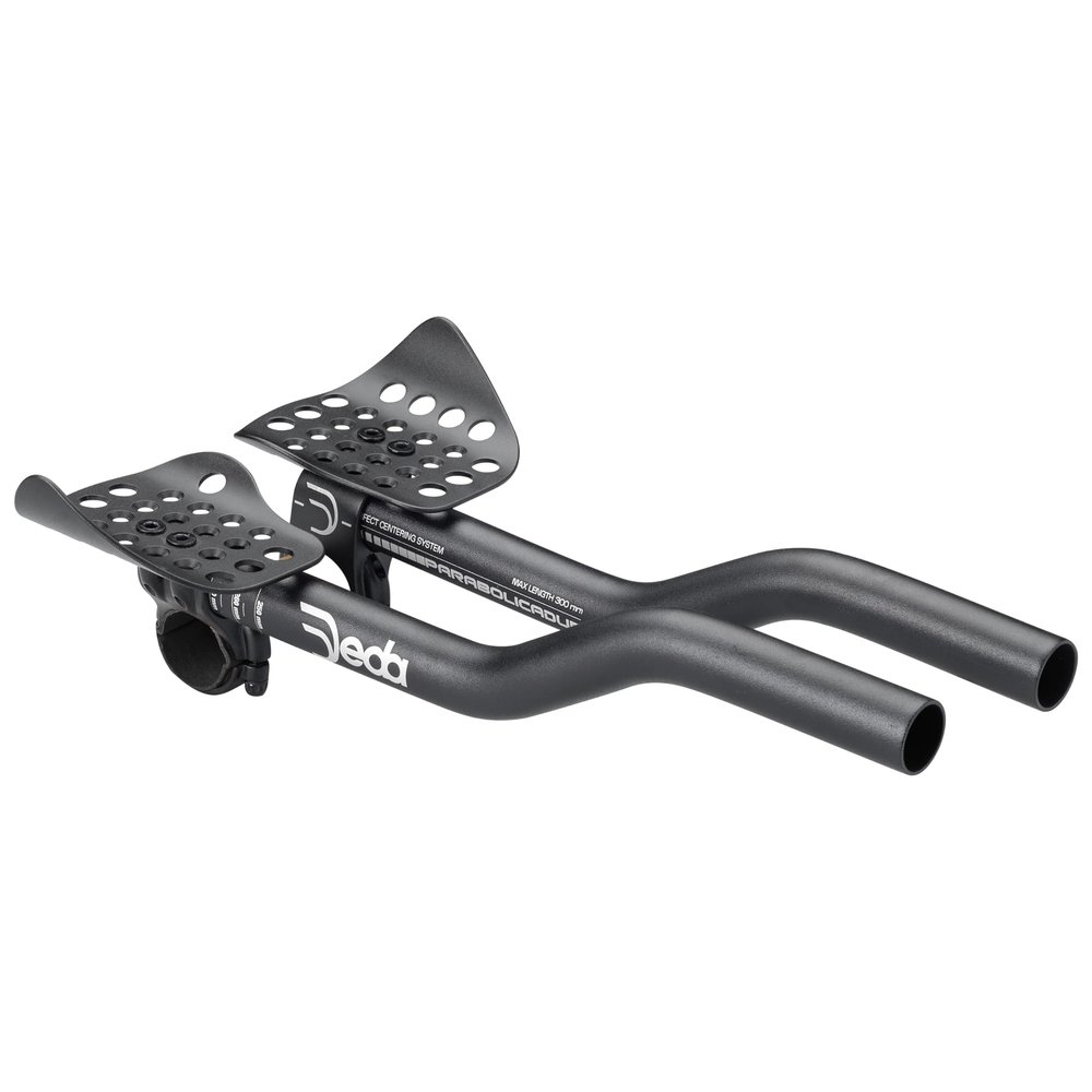 DEDA Elementi Unisex Parabolica Due Handlebar Extensions, Black, 31.7mm UK
