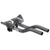 DEDA Elementi Unisex Parabolica Due Handlebar Extensions, Black, 31.7mm UK view 1