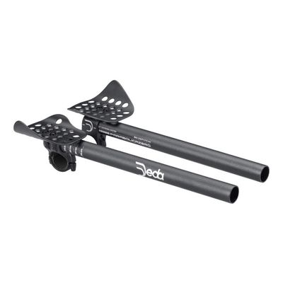 Deda Elementi Unisex's Parabolica Zero Handlebar Extensions, Black, 31.7mm