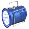 LED Solar Collapsible Tac Lantern, Solar Outdoor Rechargeable LED Flashlight Ultra Bright Collapsible Hand Lamp - Perfect Outdoor Survival Lamp (2pc Set) (Blue) view 3