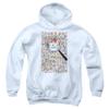 Where's Waldo No Cheating Unisex Youth Pull-Over Hoodie for Boys and Girls White view 1
