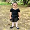 Stelle Ballet Shoes for Girls Toddler Genuine Leather Ballet Dance Slippers for Toddler/Little/Big Kids/Boys(8MT,Black,with Tie) view 2