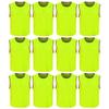DreamHigh 12 Pack Soccer Team Sports Training Vest Adult Neon Green One size (L) view 1