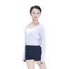 117146005 Adult Long Sleeve Cross Front Warm Ups Dance Top Sweaters wrap Tops for Women Workout Lilac Purple view 1