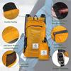 4Monster Hiking Daypack,Water Resistant Lightweight Packable Backpack for Travel Camping Outdoor (A-orange, 16L) view 2
