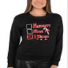 Go All Out XXXXX-Large Black Adult Naughty Nice I Tried Funny Christmas Sweatshirt Crewneck view 4