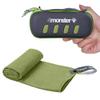 4Monster Microfiber Towel, Travel Towel, Camping Towel,Small Size 15.731.5', Fast Drying, Soft Light Weight,Suitable for Gym, Beach, Swimming, Backpacking and More view 1