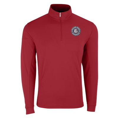 Vantage Apparel Minor League Baseball Round Rock Express 1/4-Zip Tech Pullover, Sport Red, Small