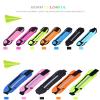 Elonglin Unisex Running Belt Waist Pack Belt Fitness Belts Waterproof Sweat-Resistant for Mobile Phone 4-6 inch Zipped Headphone Hole Traveling Hiking Jogging Walking Gym Yoga Cycling Money Belt Pink view 2