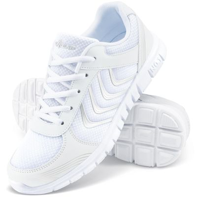 Alicegana Womens Sneakers Fashion Walking Casual Lightweight Tennis Shoes White