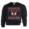 ALLNTRENDS Adult Sweatshirt Krampus Christmas Ugly Xmas Gift Cool Top (3XL, Black)