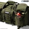 Savior Equipment American Classic Tactical Double Long Gun Bag Pistol Transportation Case w/Backpack Strap, 42 Inch Olive Drab Green view 4