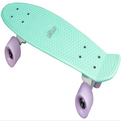 No Rules Fun Skateboard, Mint, One Size