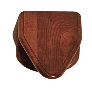 Spud's Wood Working Deer European Skull Mount Wall Pedestal (Dark Cherry)