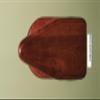 Spud's Wood Working Deer European Skull Mount Wall Pedestal (Dark Cherry) view 2