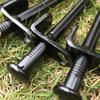 BareFour Tent Stakes Heavy Duty, 8-Inch Camping Stakes, Forged Steel Tent Pegs Unbreakable and Inflexible - Available in Rocky Place Dessert Snowfield and Grassland (8 Pack 8 Inch) view 3
