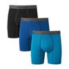 Hanes Men's Boxer Briefs Pack, Moisture-Wicking Cotton Blend Underwear 3-Pack, Foulsmell-Control Sexy Boxer Briefs, 3-Pack view 1