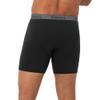 Hanes Men's Boxer Briefs Pack, Moisture-Wicking Cotton Blend Underwear 3-Pack, Foulsmell-Control Sexy Boxer Briefs, 3-Pack view 4