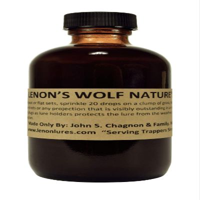 Lenon's Wolf Nature Call Lure / Scent 4 oz Bottle Serving Trappers Since 1924