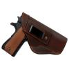 Barsony New Brown Leather Inside The Waistband Holster for Full Size 9mm 40 45 (SIG-SAUER 225 226 227 228 250, Left) view 1