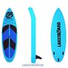 11' Stand Up Paddleborad Lakesboard iSUP Master Bundle Package with Fiberglass Paddle, Air Pump, Backpack, Fin (Blue) view 2