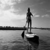 11' Stand Up Paddleborad Lakesboard iSUP Master Bundle Package with Fiberglass Paddle, Air Pump, Backpack, Fin (Blue) view 3