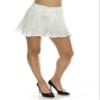NIX & NOX Women's Basic Solid Flared Mini Skater Skirt (Large, Ivory) view 3