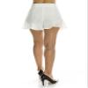 NIX & NOX Women's Basic Solid Flared Mini Skater Skirt (Large, Ivory) view 4