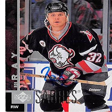 Autograph Warehouse 377466 Rob Ray Autographed Hockey Card - Buffalo Sabres 1997 Upper Deck No.228