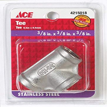 Smith-Cooper All Ends TEE 3/8" SS