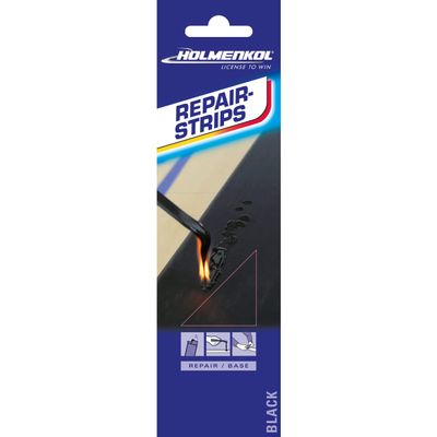 Holmenkol Unisex Adult's Repair Strips, Black, 5 Items