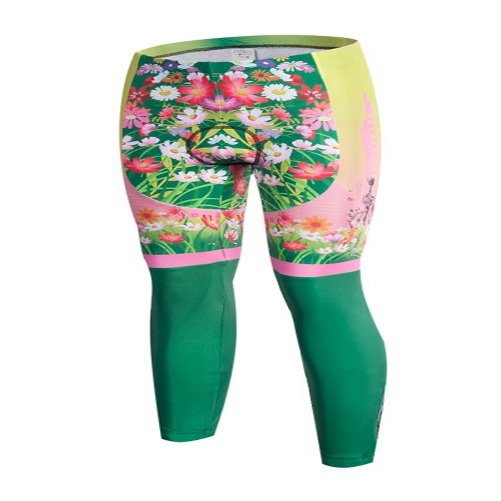 Uriah Women's Cycling Pants 3D Gel Padded Reflective Happy Angel Size L(CN)