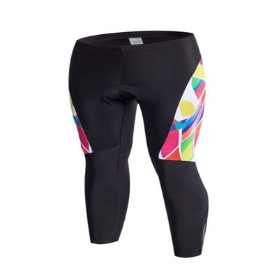 Uriah Women's Cycling Pants 3D Gel Padded Reflective Doodles Size XXL(CN)